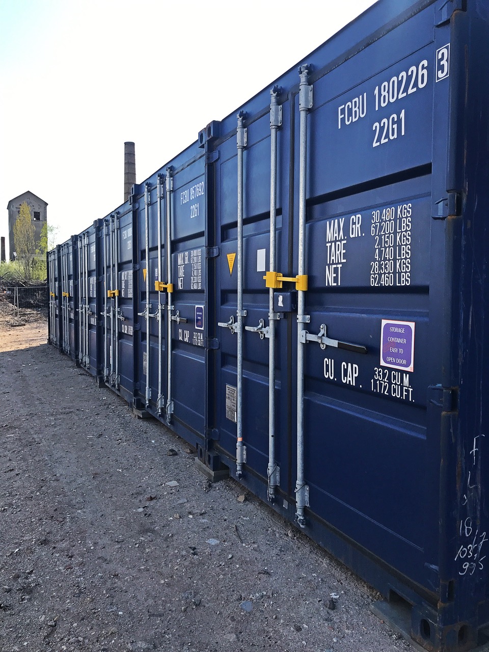 Lagercontainerpark